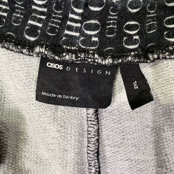 ASOS Design Men's Oversized Go Chicago City Jogger Pants Black Size 2XL - Picture 3 of 6